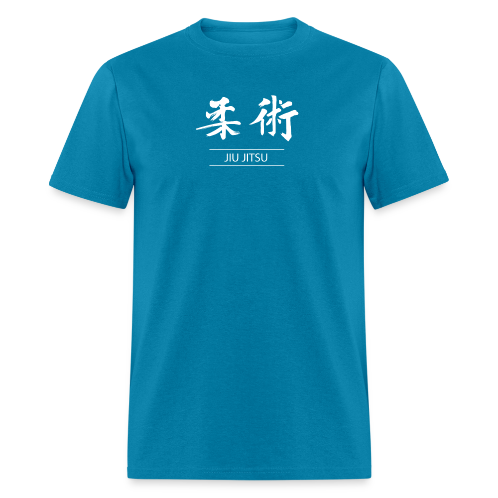 Jiu-Jitsu Kanji Men's T-Shirt - turquoise