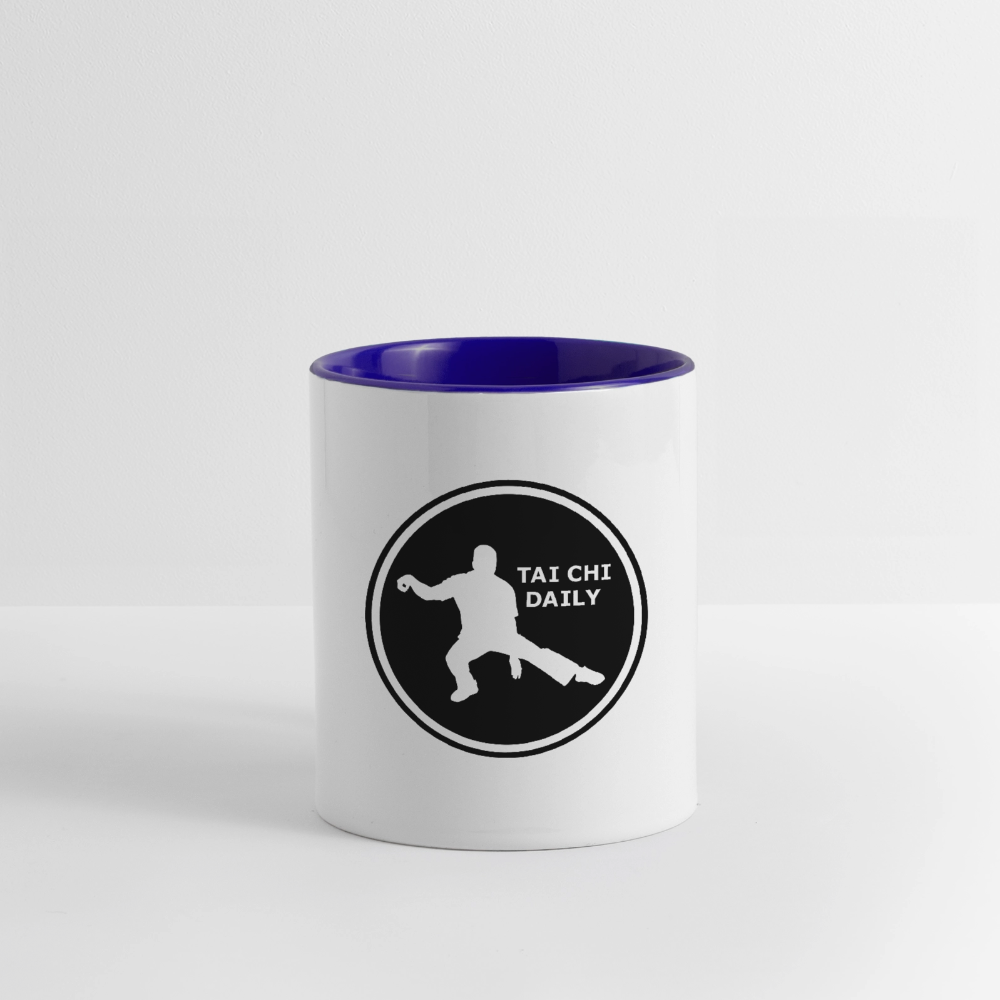 Tai Chi Daily™ Mug - white/cobalt blue