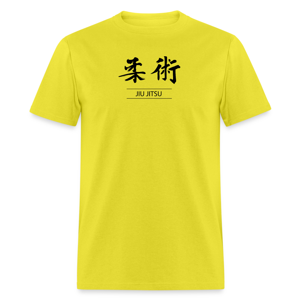 Jiu-Jitsu Kanji Men's T-Shirt - yellow