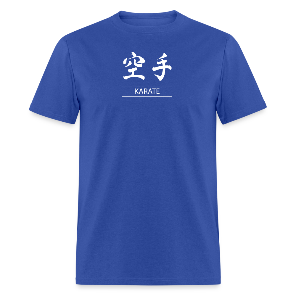 Karate Kanji Men's T-Shirt - royal blue