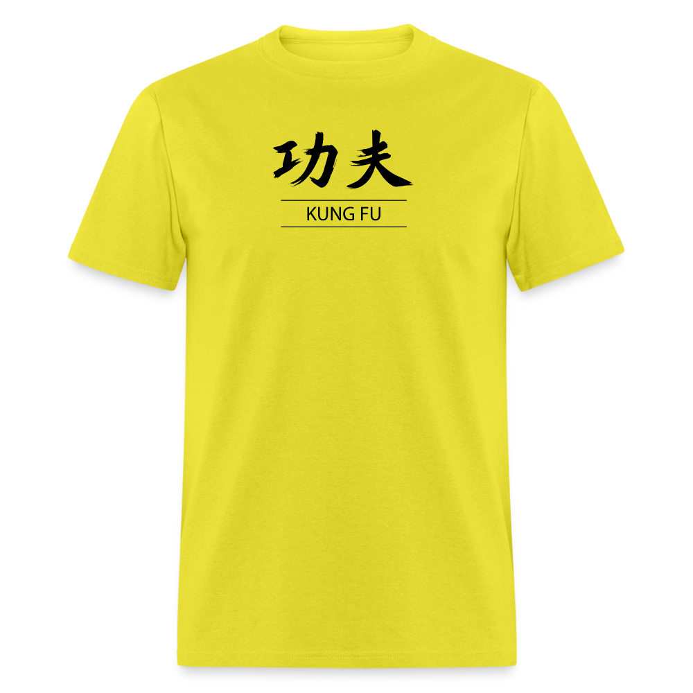 Kung Fu Kanji Men's T-Shirt - yellow