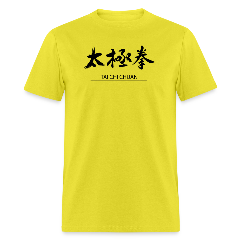 Tai Chi Chuan Kanji Men's T-Shirt - yellow