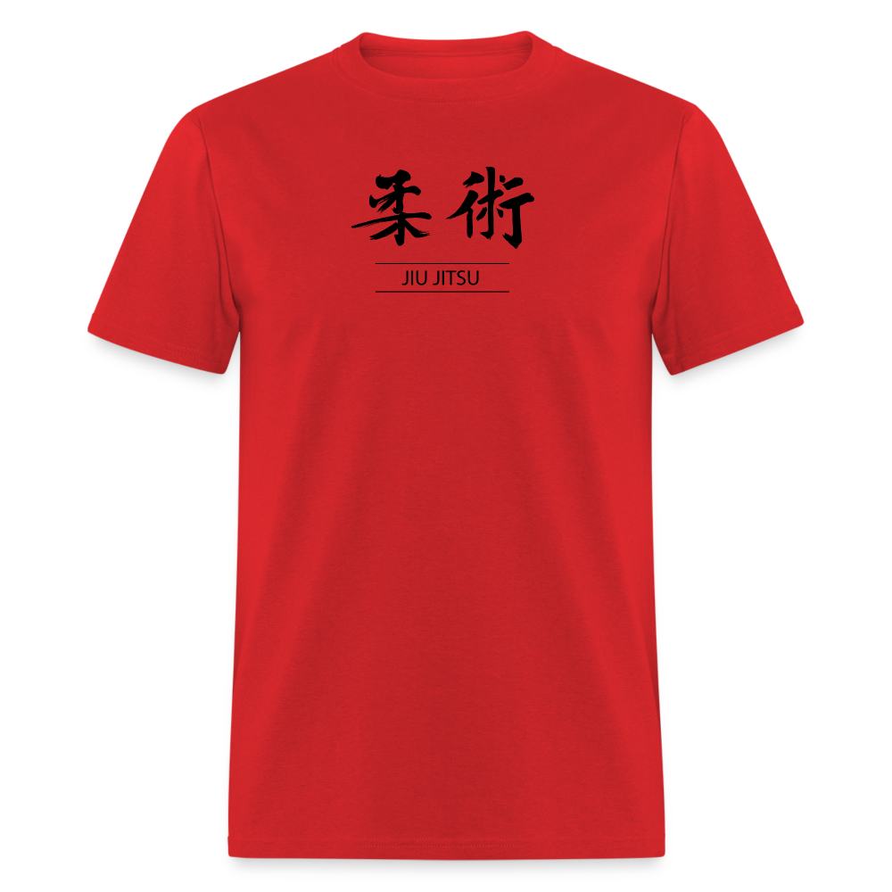 Jiu-Jitsu Kanji Men's T-Shirt - red