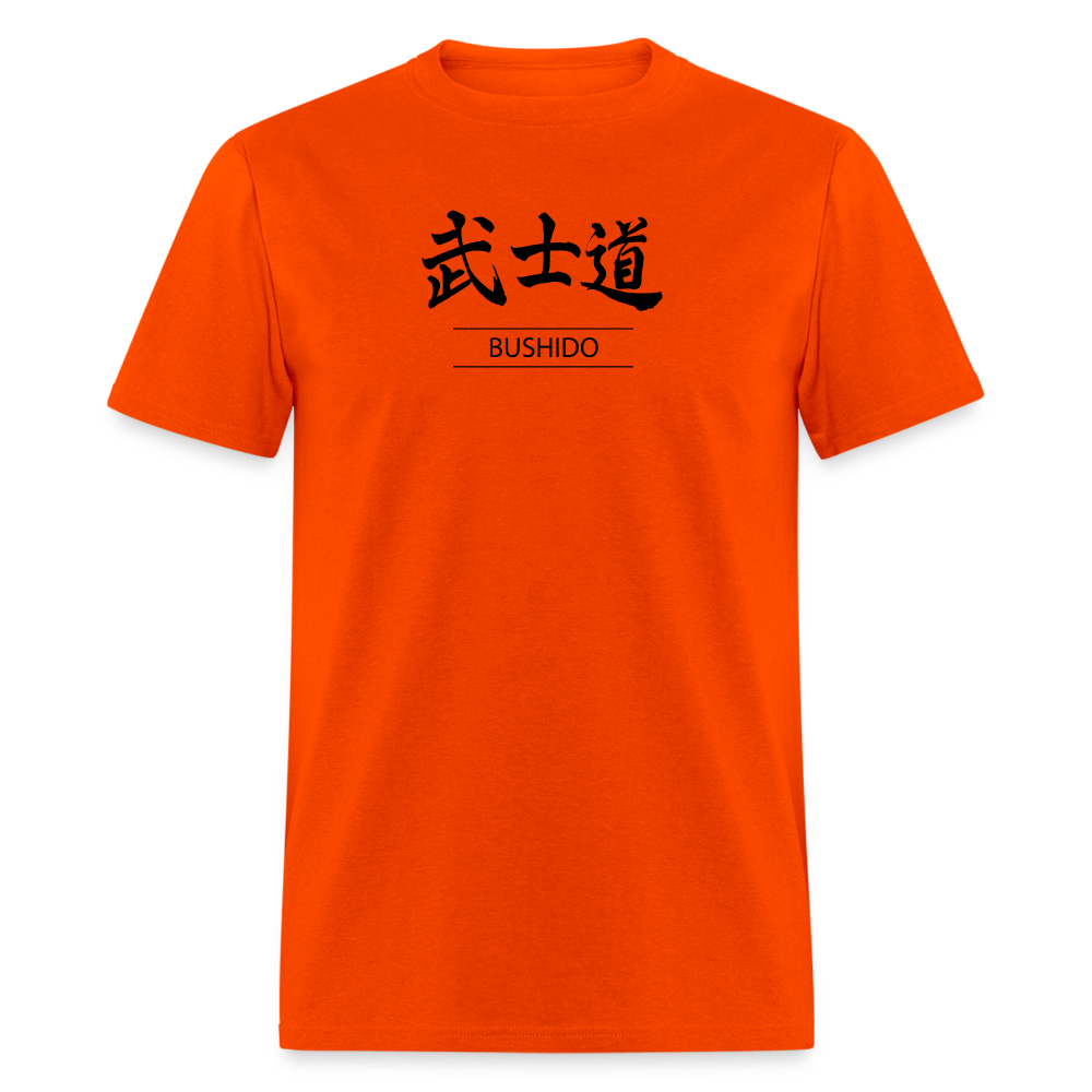 Bushido Kanji Men's T Shirt - orange