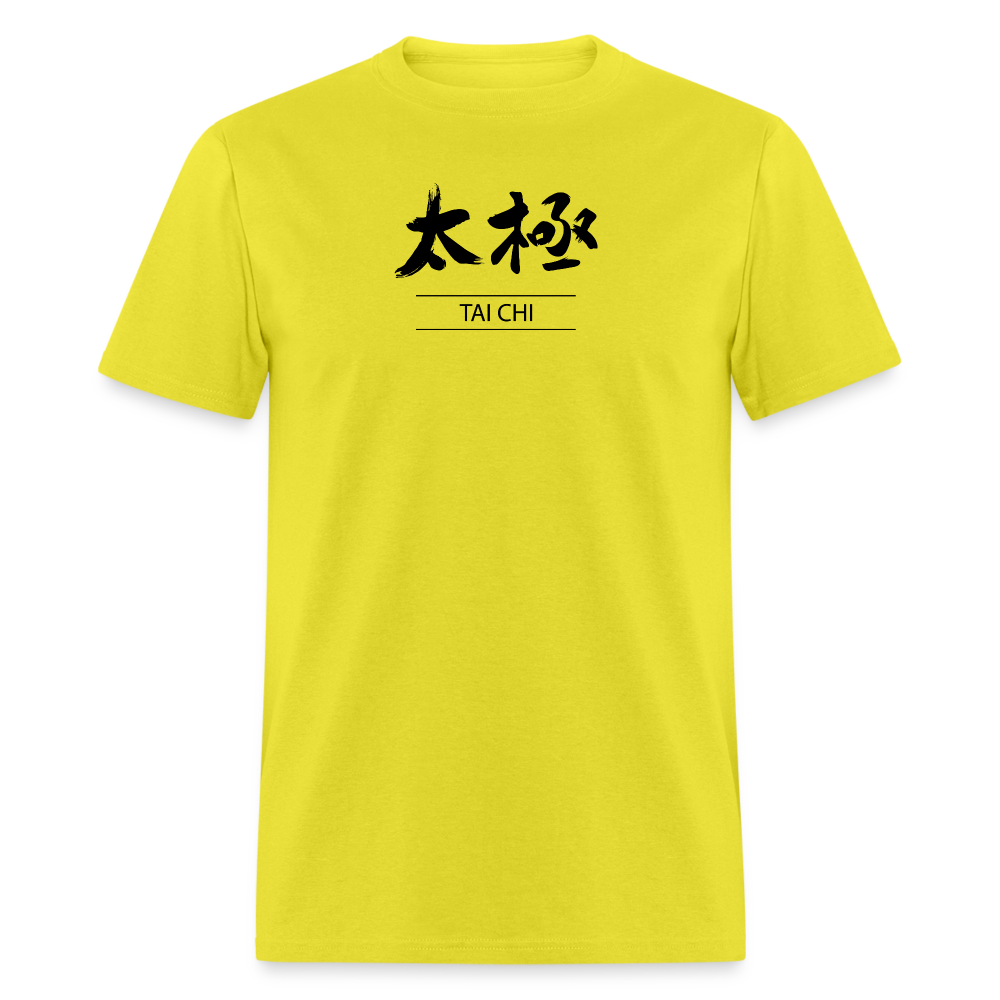 Tai Chi Kanji Men's T-Shirt - yellow