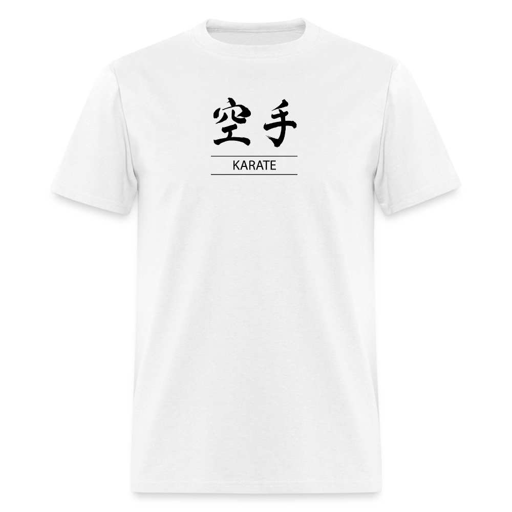 Karate Kanji Men's T-Shirt - white