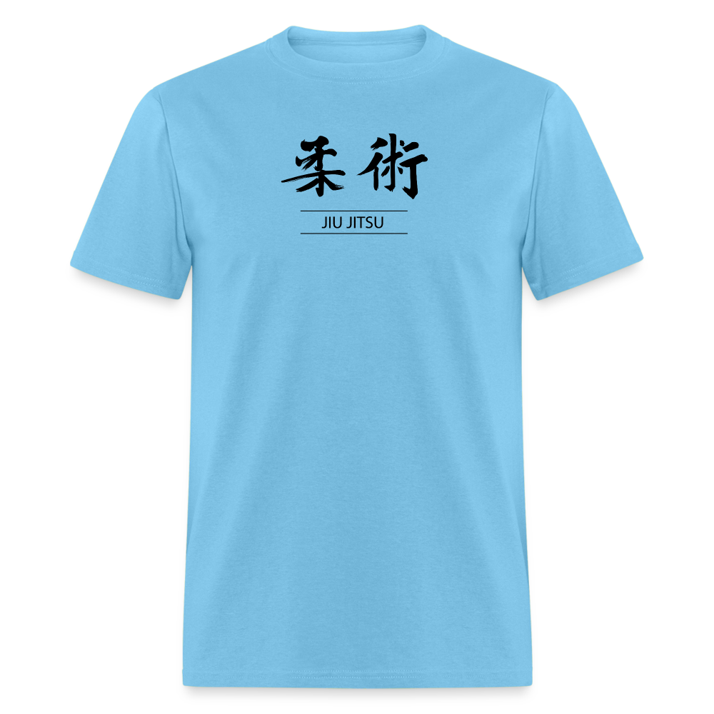 Jiu-Jitsu Kanji Men's T-Shirt - aquatic blue