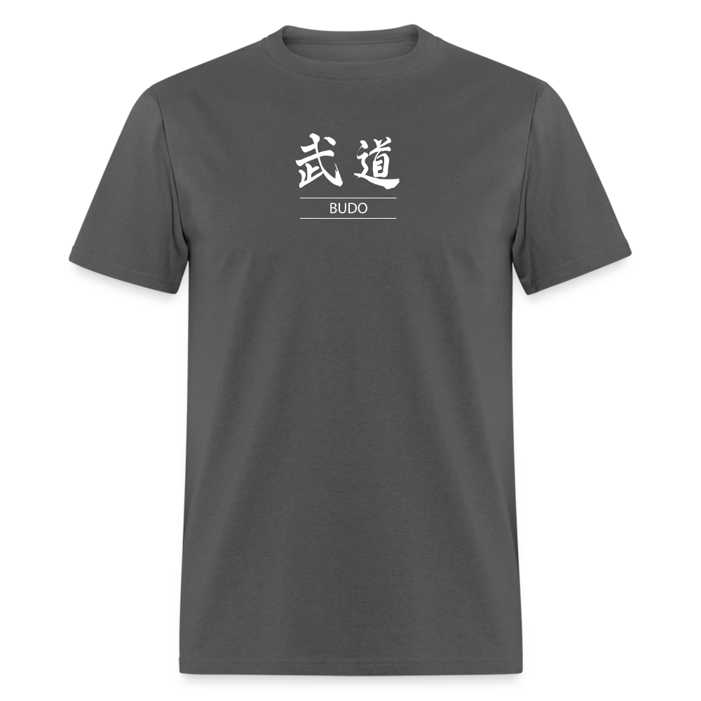 Budo Kanji Men's T-Shirt - charcoal