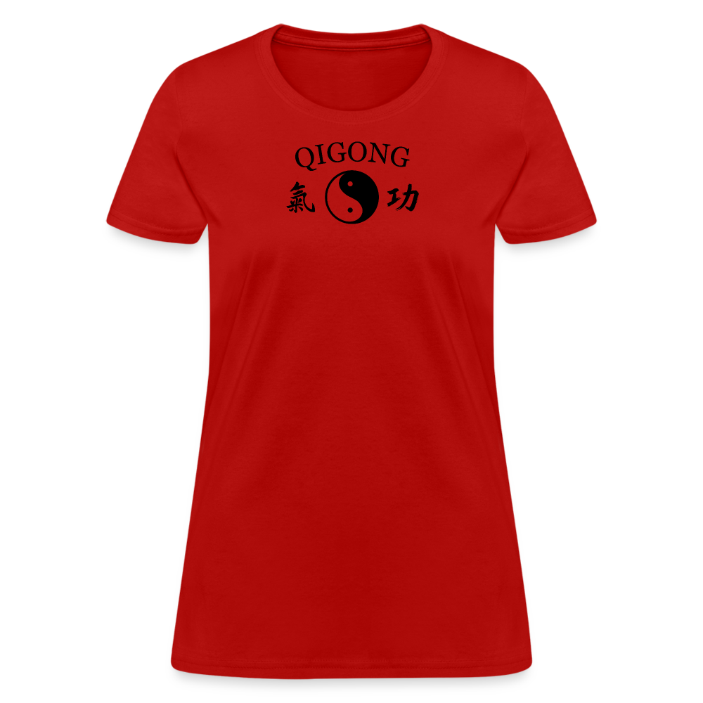 Qigong Kanji Women's T-Shirt - red