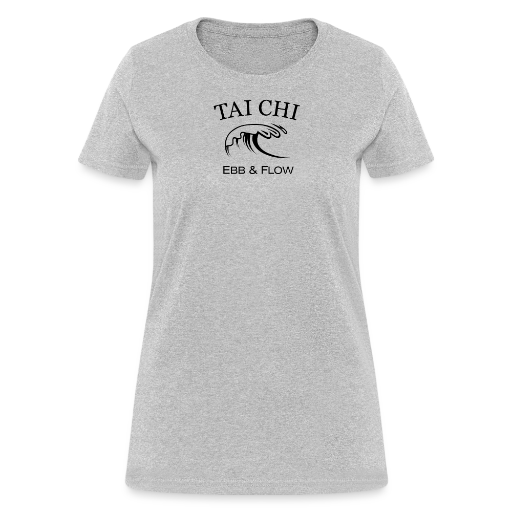 Tai Chi Ebb & Flow Women's T-Shirt - heather gray