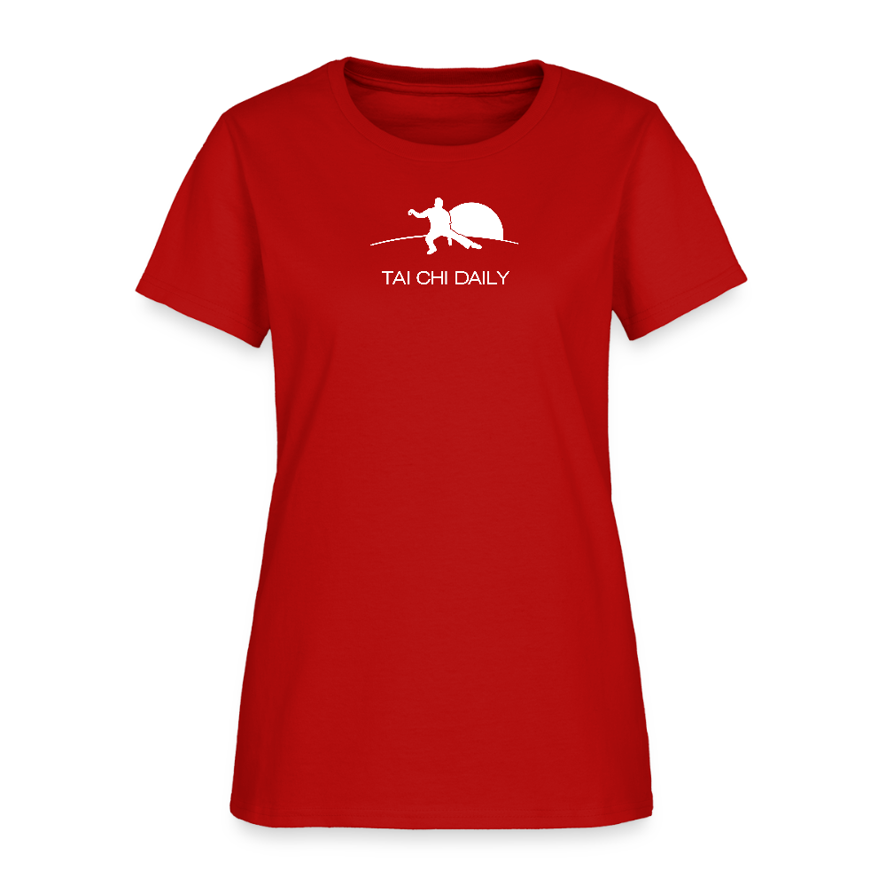 Tai Chi Daily Women's T-Shirt - red