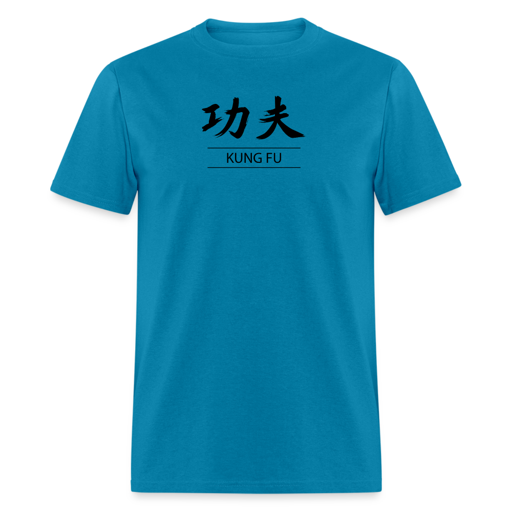 Kung Fu Kanji Men's T-Shirt - turquoise