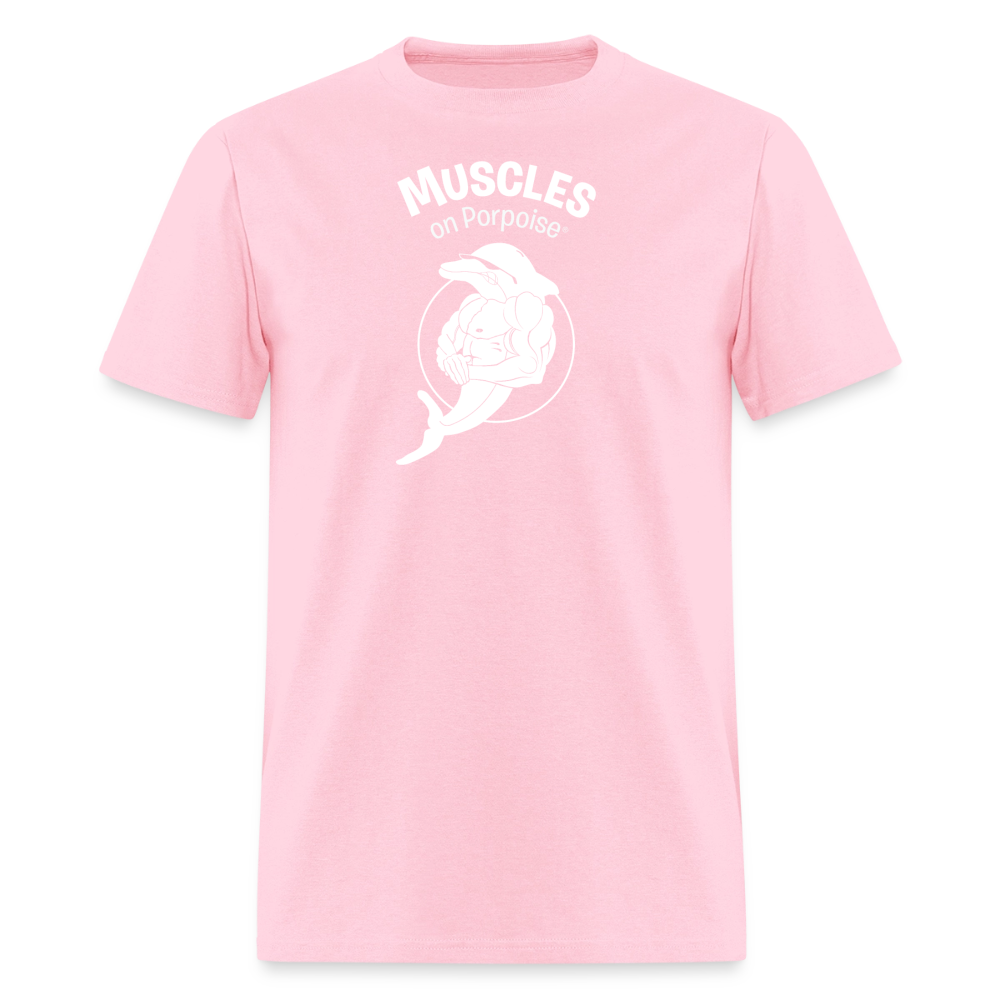 Muscles on Porpoise Men's T-Shirt - pink