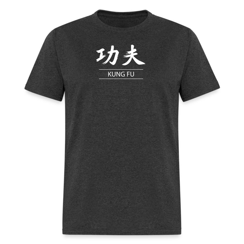 Kung Fu Kanji Men's T-Shirt - heather black