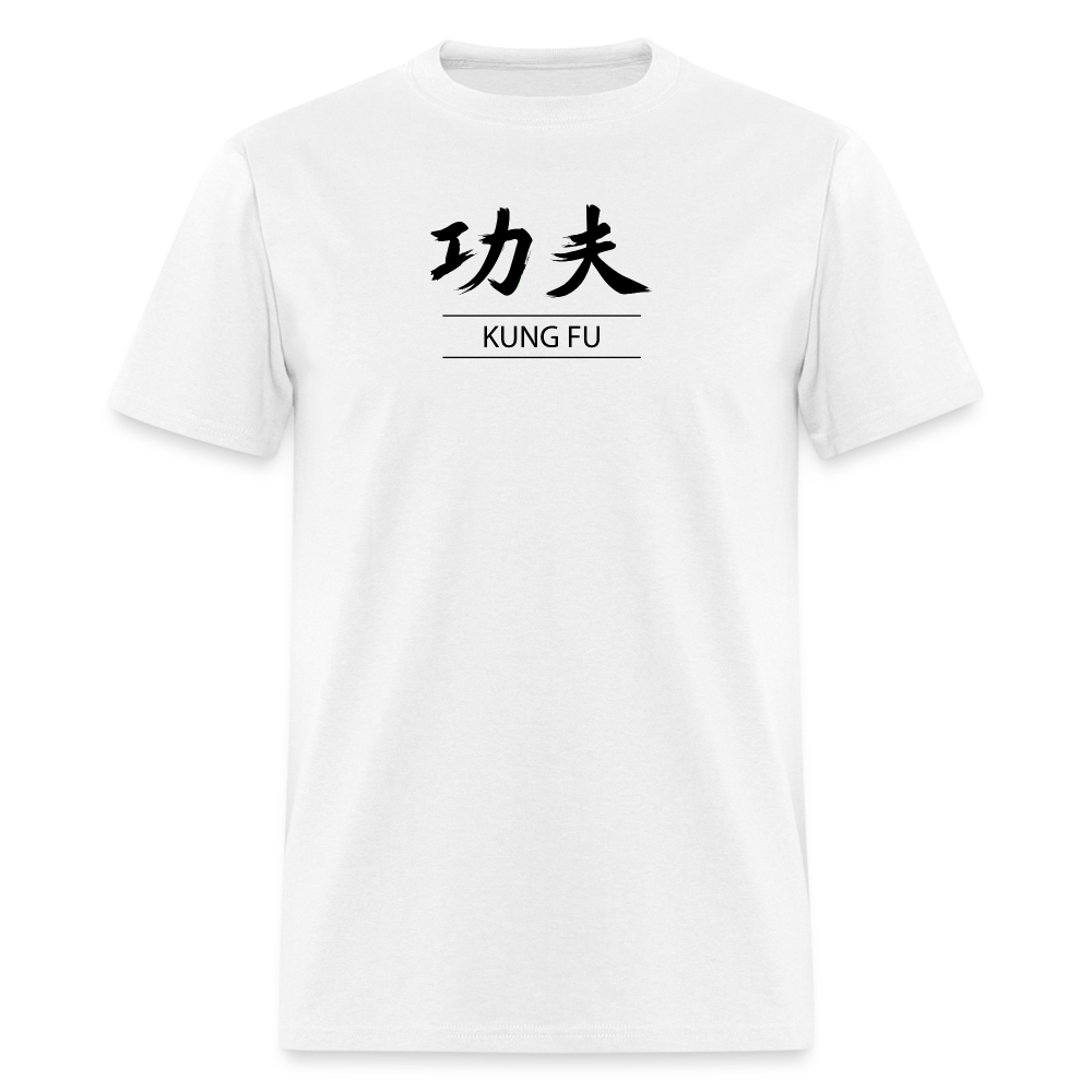 Kung Fu Kanji Men's T-Shirt - white