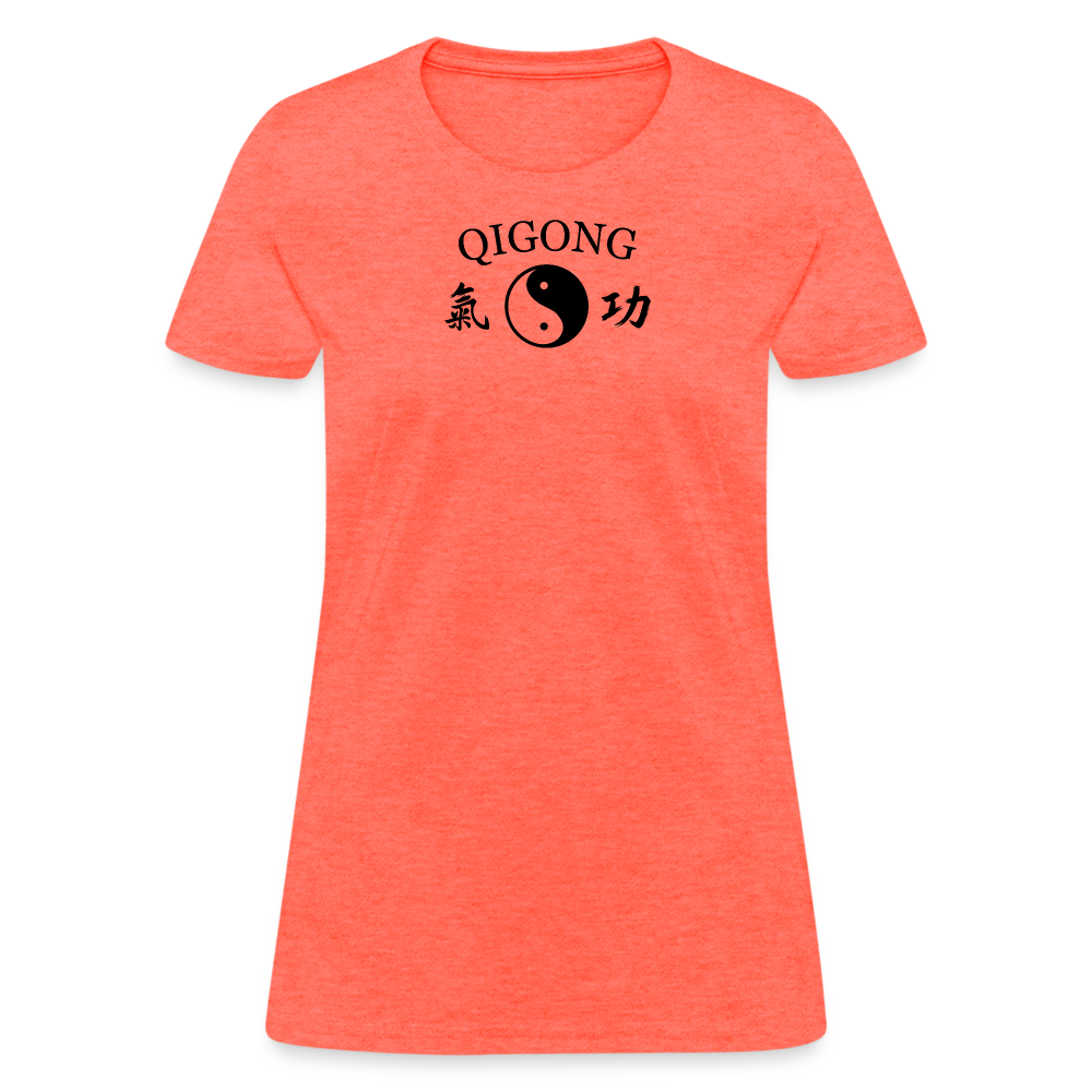 Qigong Kanji Women's T-Shirt - heather coral