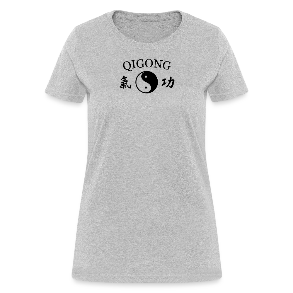Qigong Kanji Women's T-Shirt - heather gray