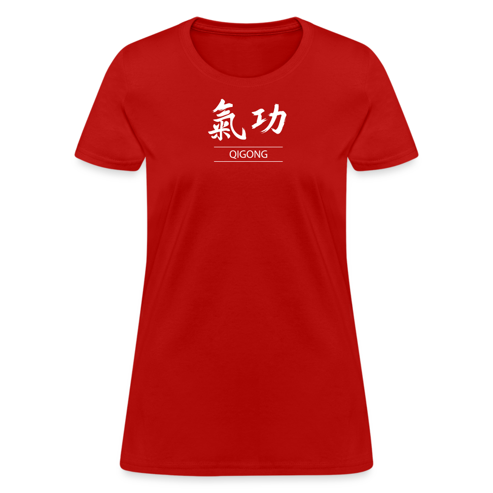 Qigong Kanji Women's T-Shirt - red