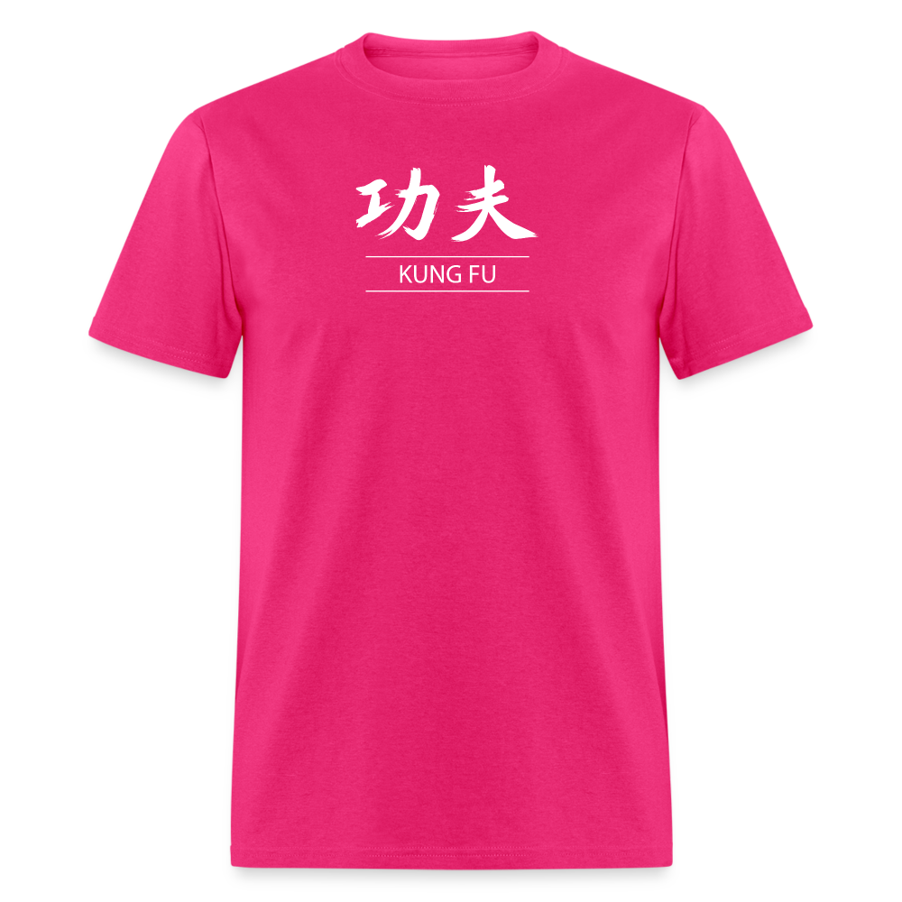 Kung Fu Kanji Men's T-Shirt - fuchsia