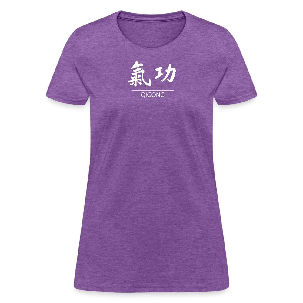 Qigong Kanji Women's T-Shirt - purple heather
