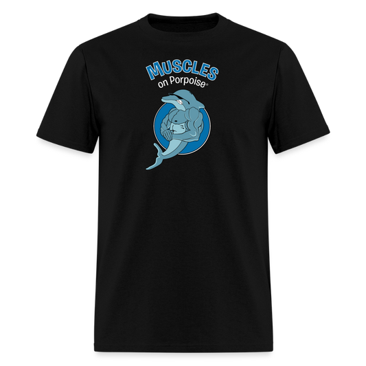 Muscles on Porpoise Men's T-Shirt - black