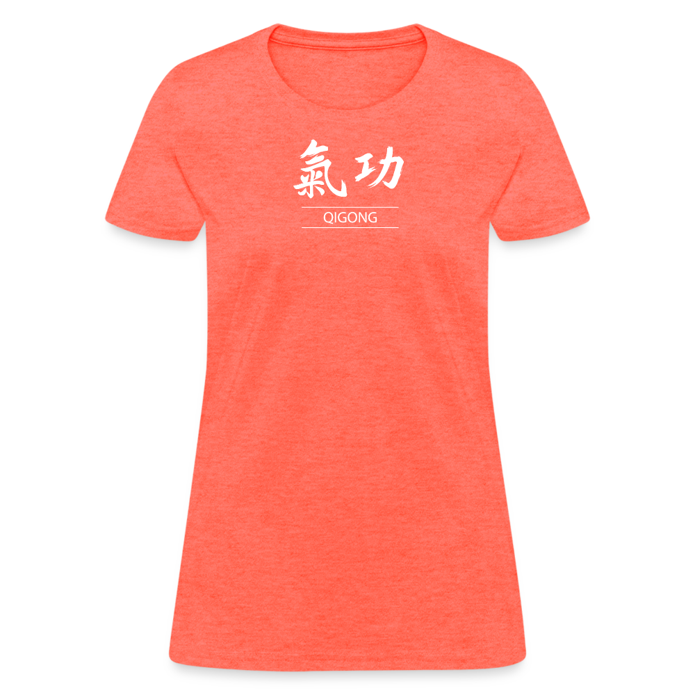 Qigong Kanji Women's T-Shirt - heather coral