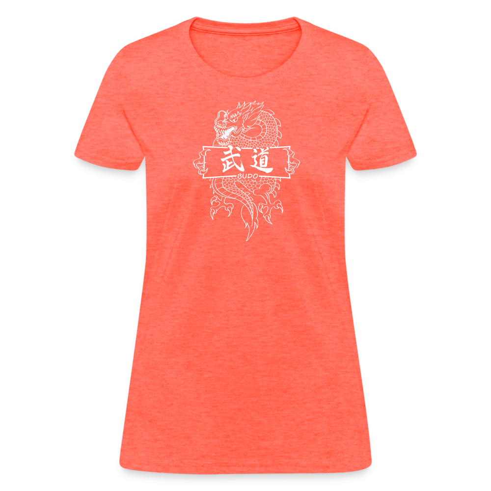 Dragon Budo Women's T-Shirt - heather coral