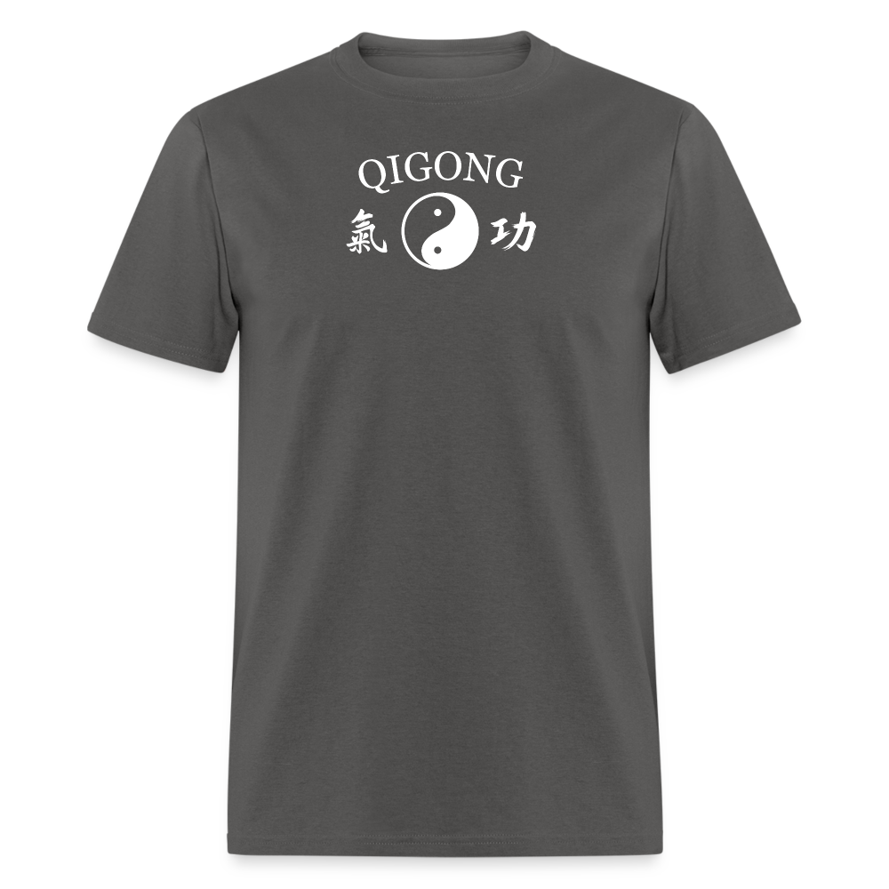 Qigong Kanji Men's T-Shirt - charcoal