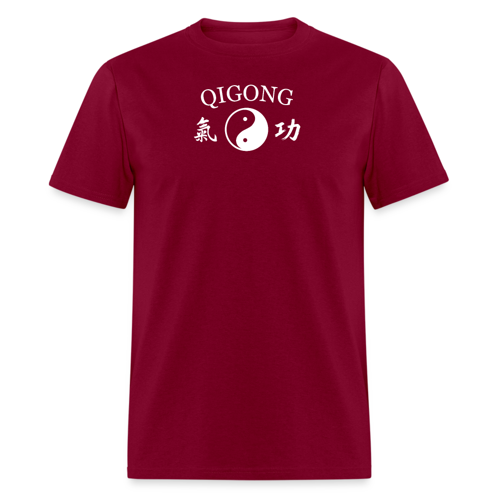 Qigong Kanji Men's T-Shirt - burgundy