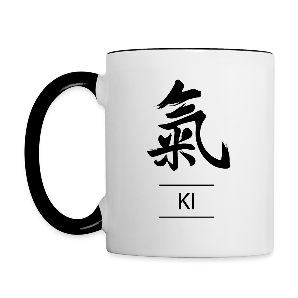 Ki Kanji Coffee Mug - white/black