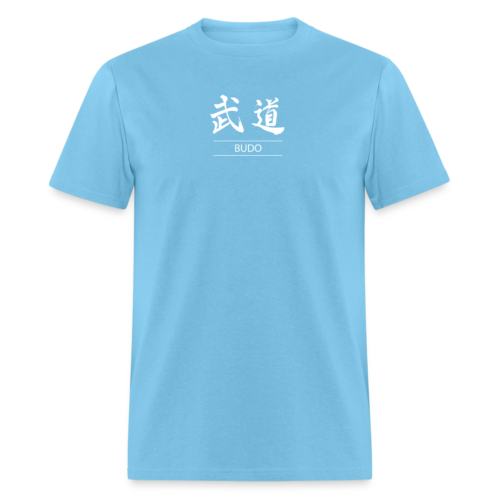 Budo Kanji Men's T-Shirt - aquatic blue