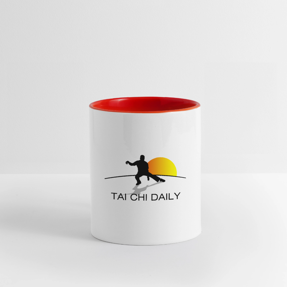 Tai Chi Daily™ Mug - white/red