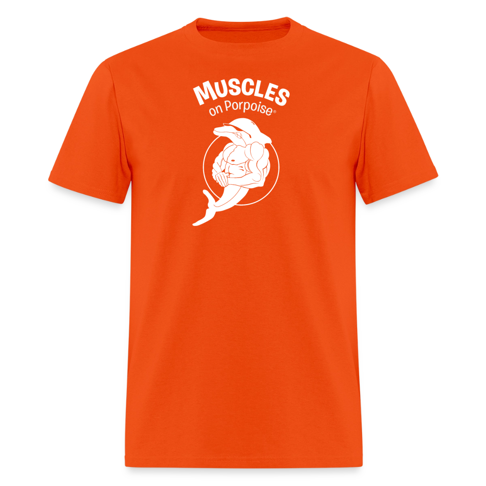 Muscles on Porpoise Men's T-Shirt - orange