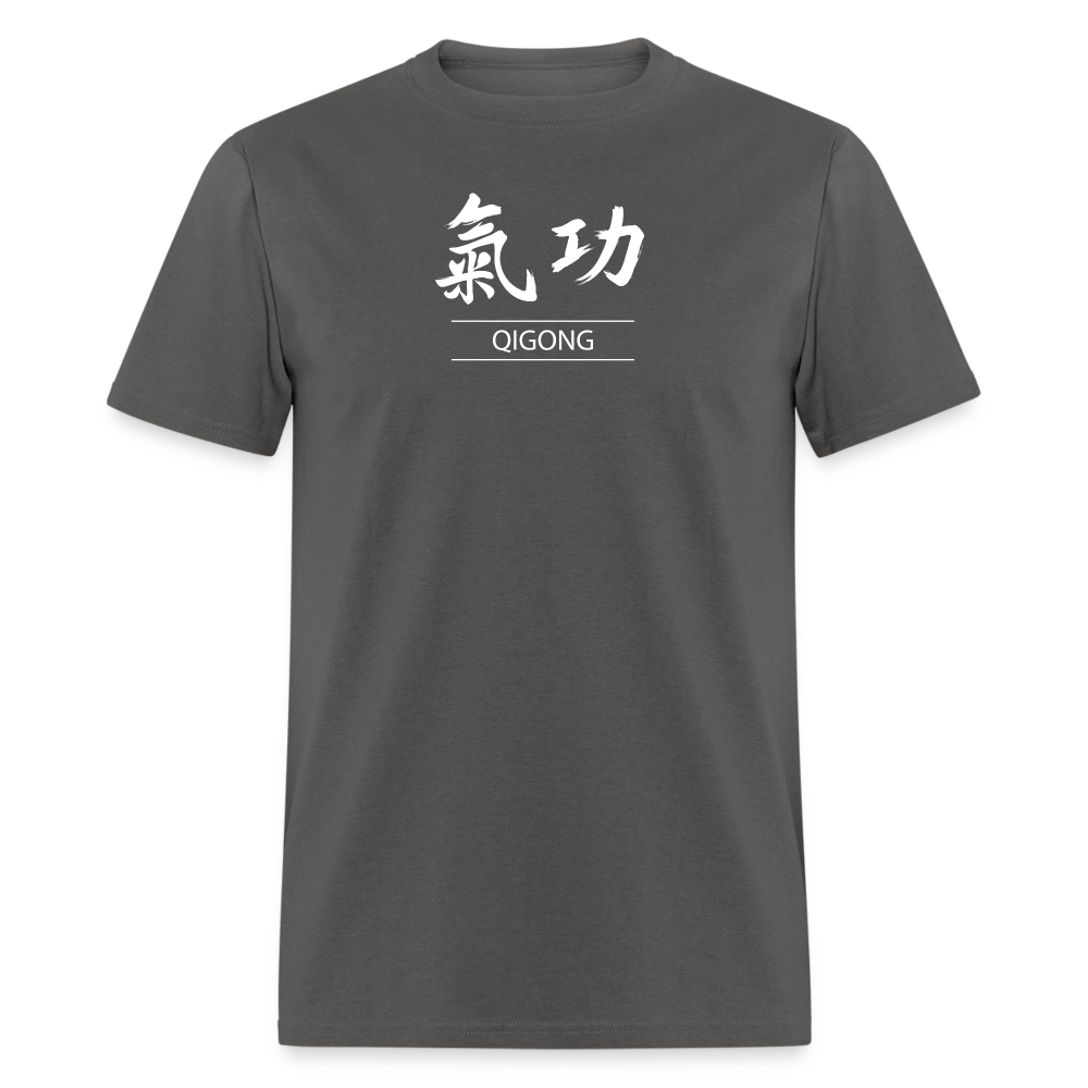 Qigong Kanji Men's T-Shirt - charcoal