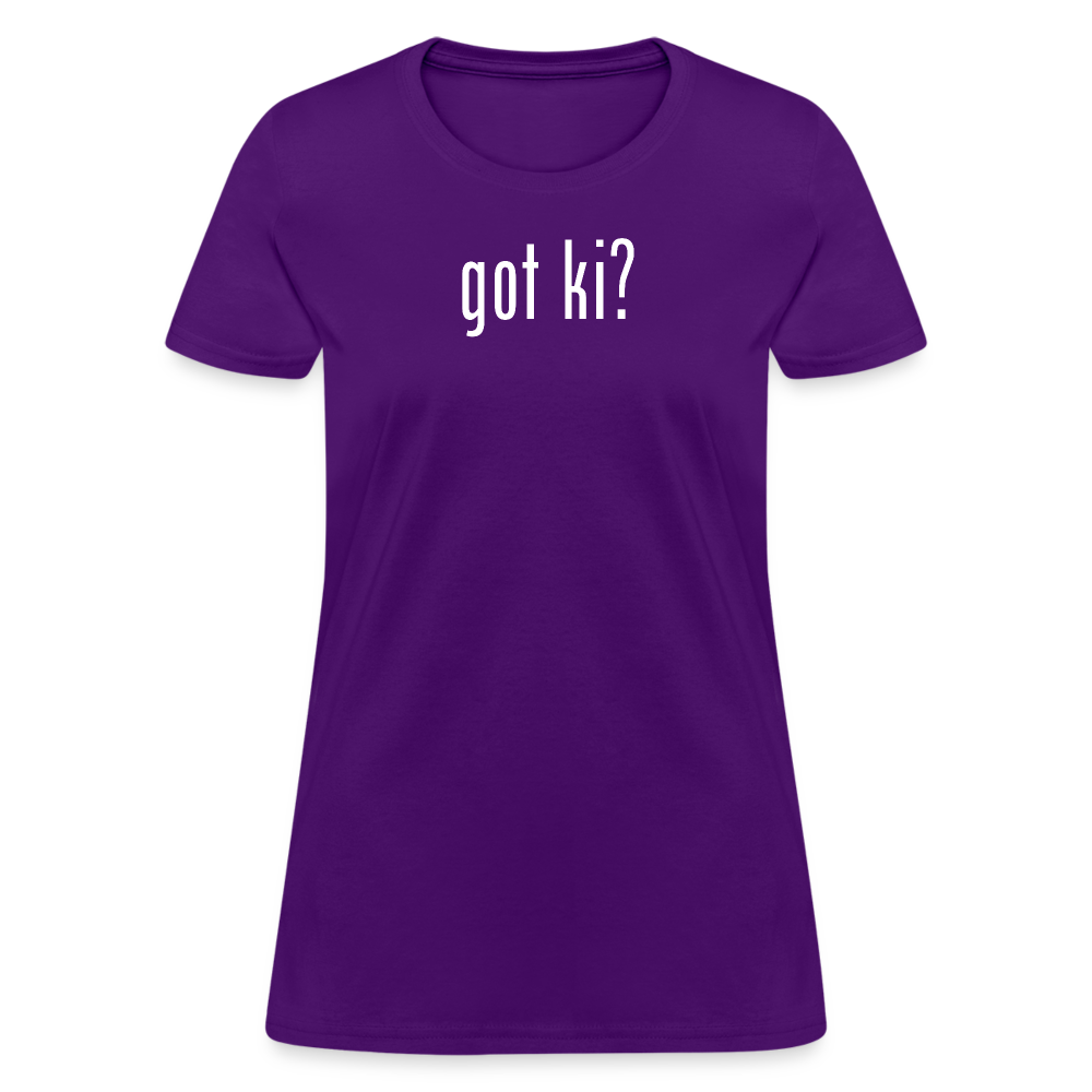 Got Ki? Women's T-Shirt - purple