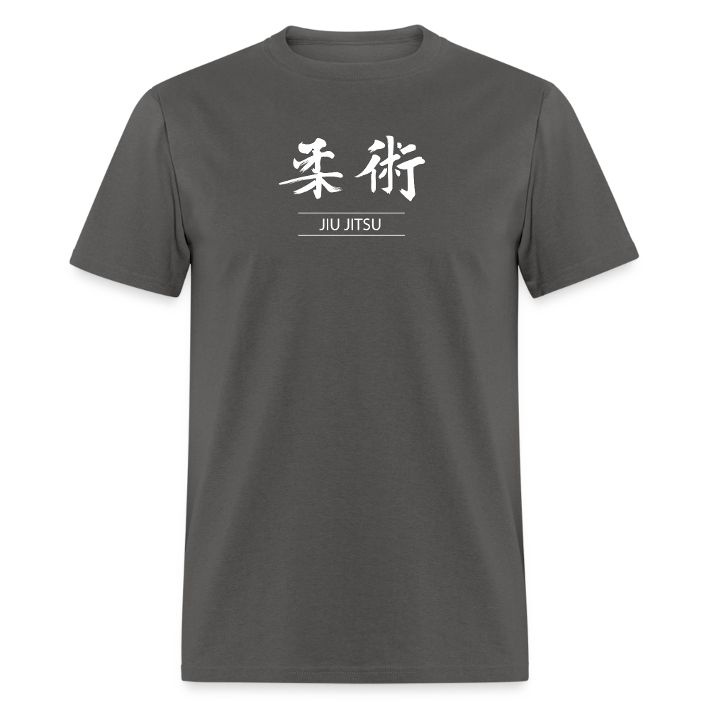 Jiu-Jitsu Kanji Men's T-Shirt - charcoal
