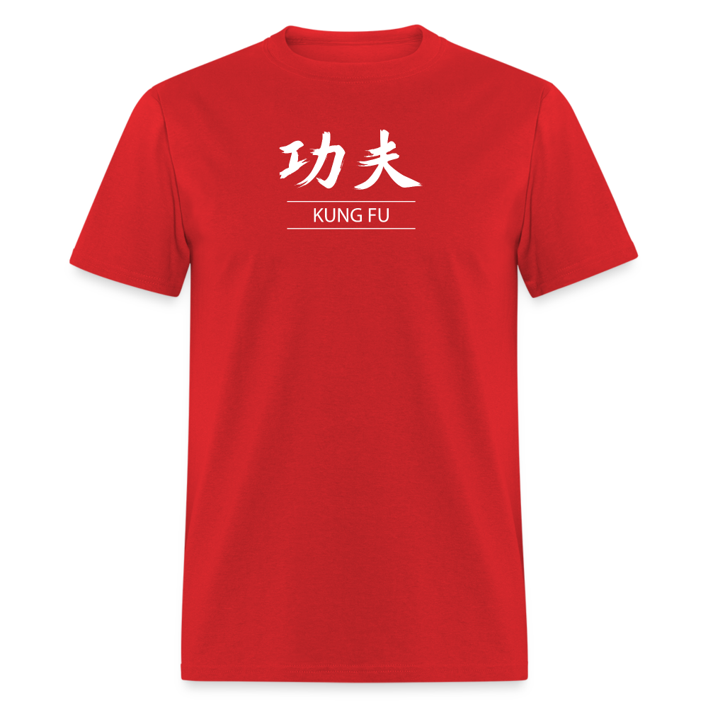 Kung Fu Kanji Men's T-Shirt - red