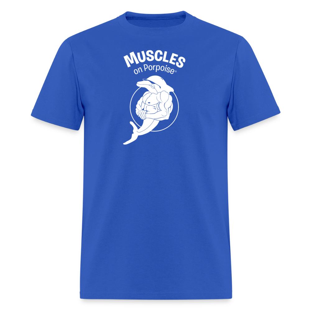 Muscles on Porpoise Men's T-Shirt - royal blue