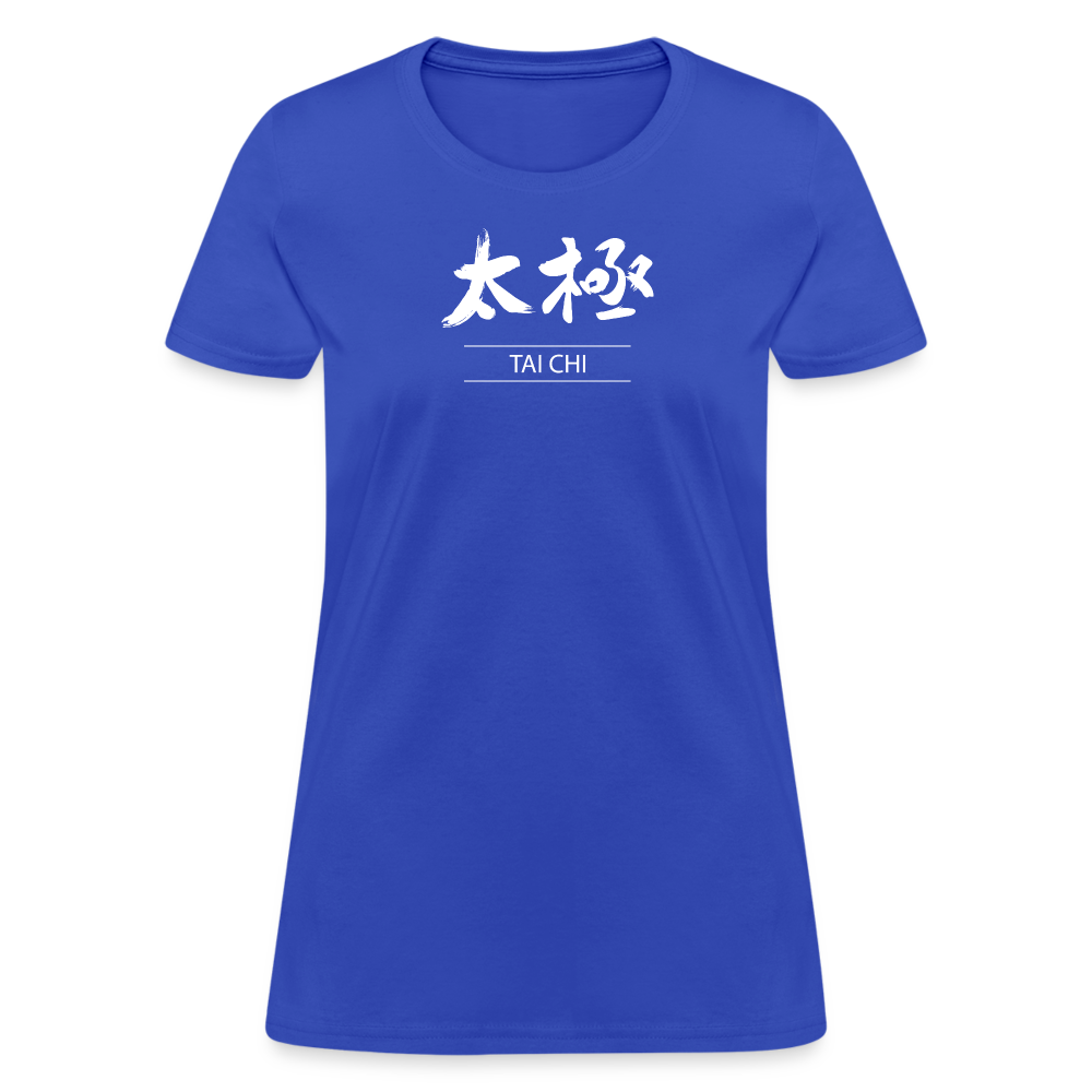 Tai Chi Kanji Women's T-Shirt - royal blue