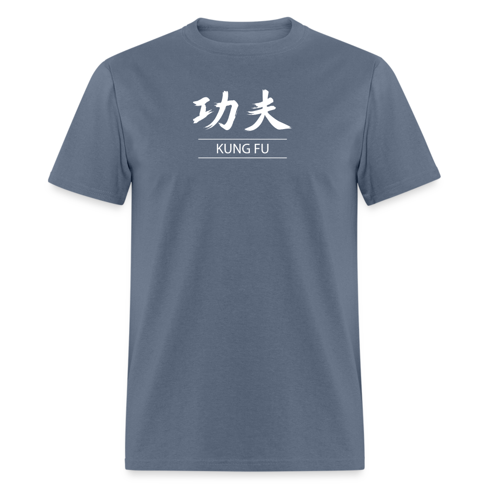 Kung Fu Kanji Men's T-Shirt - denim