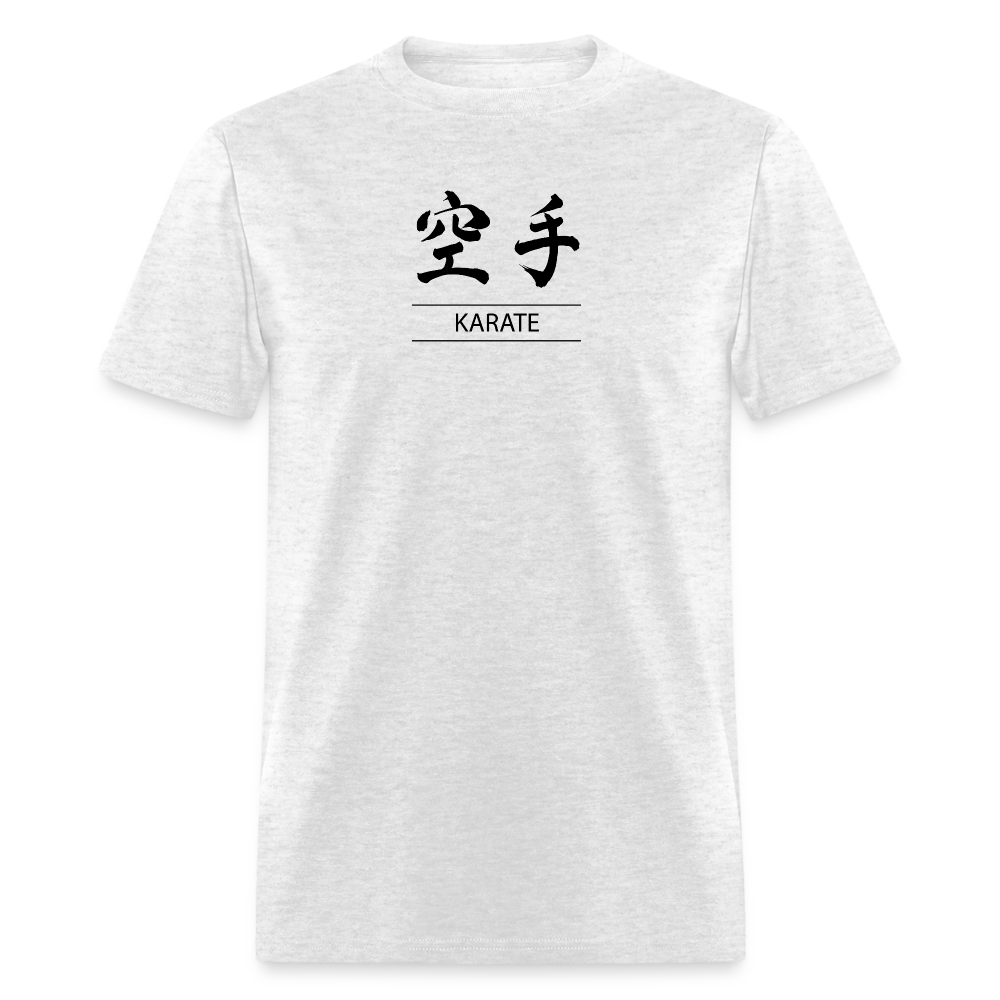 Karate Kanji Men's T-Shirt - light heather gray