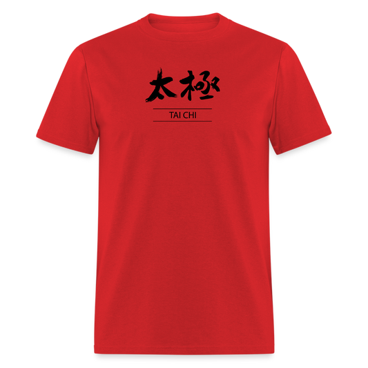 Tai Chi Kanji Men's T-Shirt - red